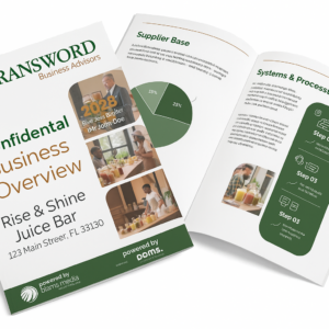 CONFIDENTIAL BUSINESS OVERVIEW (CBO)